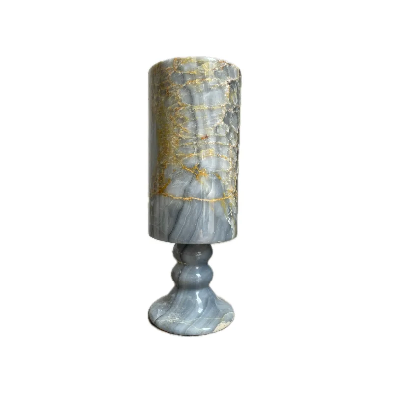 Natural Pink Marble Stone Flower Vase — original gallery material or finish reference 1