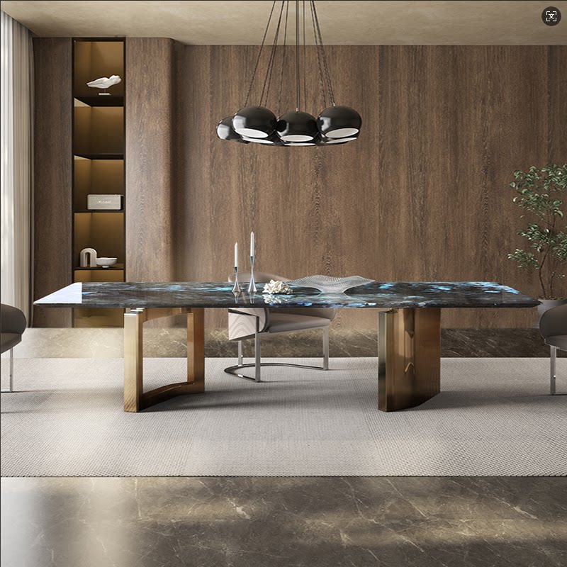 Natural stone furniture design reference