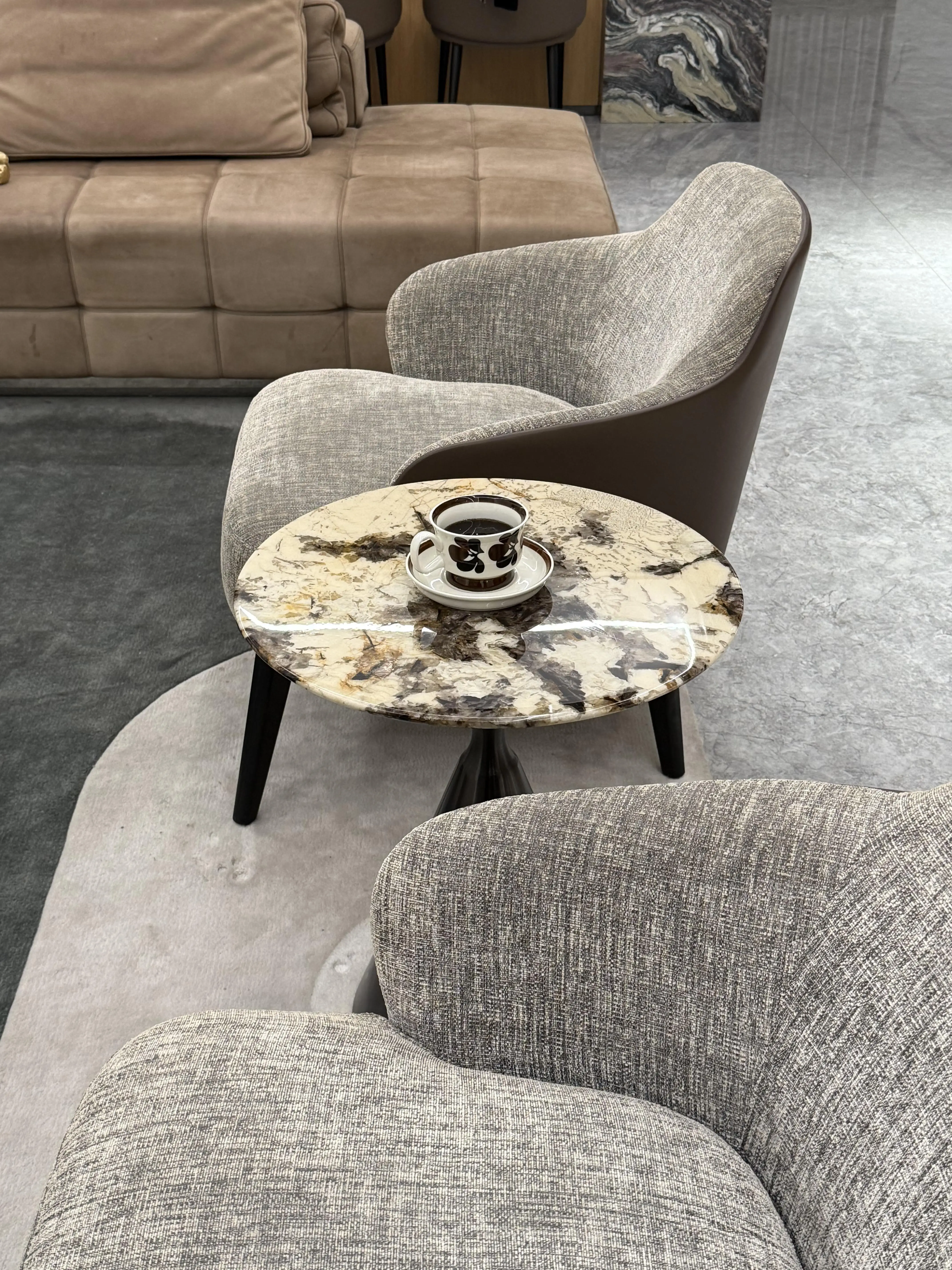 Natural stone furniture design reference