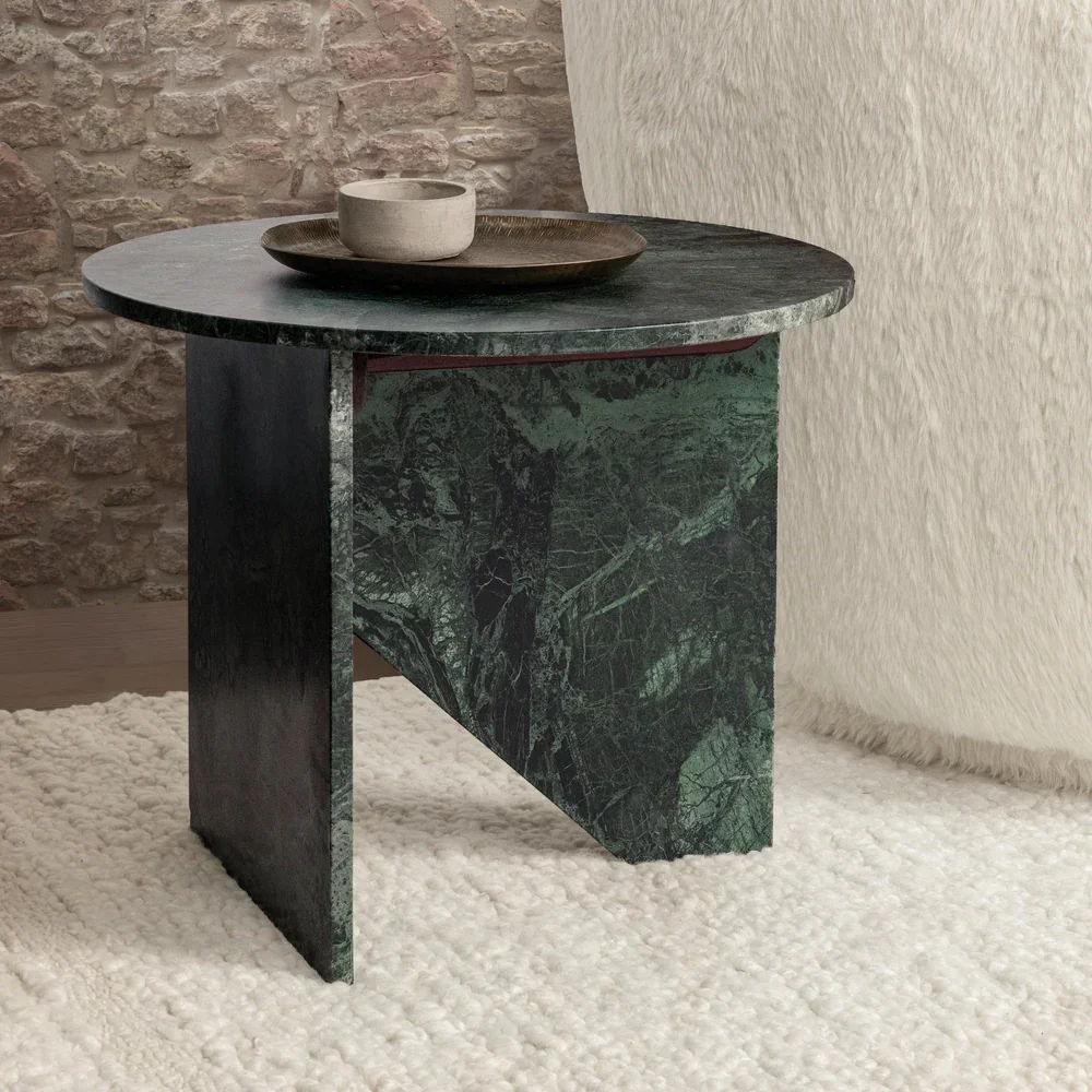 Large Round Marble Accent Table — original gallery material or finish reference 1