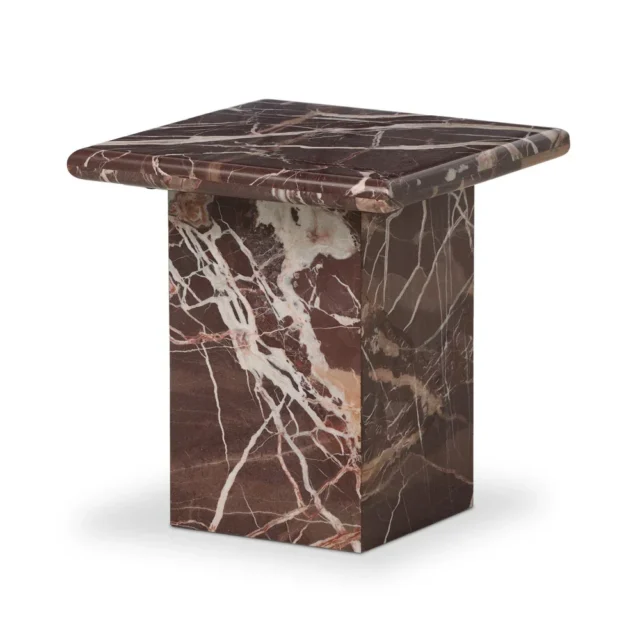Square Marble End Table