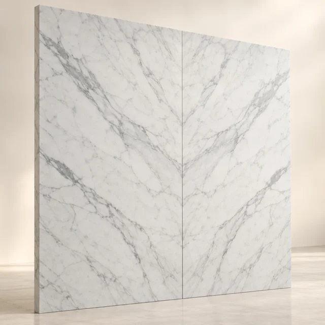 Stone Wall Panel Slab - Carrara Bookmatch Panel