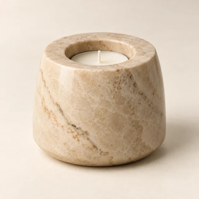 Candle Holder Omani Marble