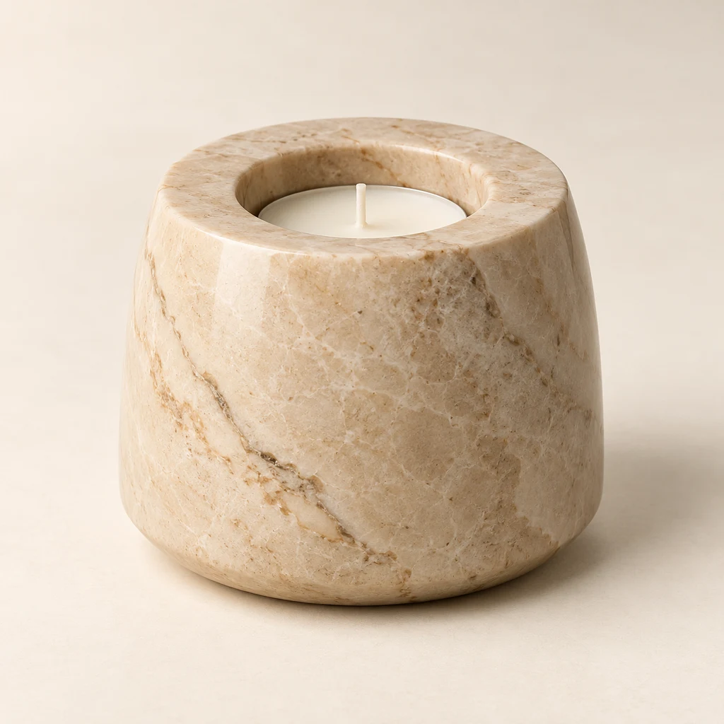 Candle Holder Omani Marble