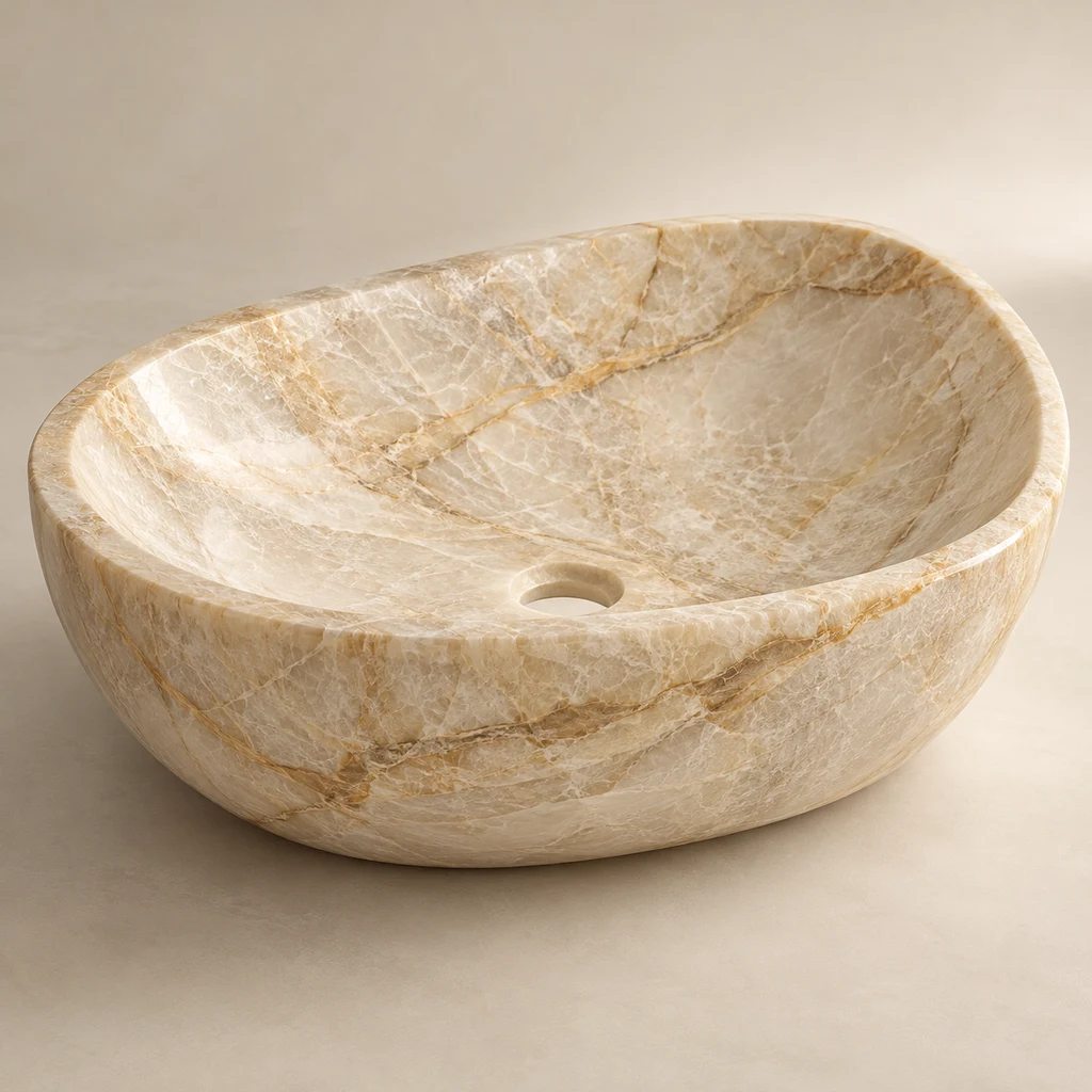 Stone Basin Taj Mahal Quartzite