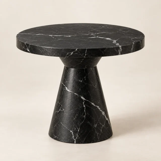 Nero Leathered Table