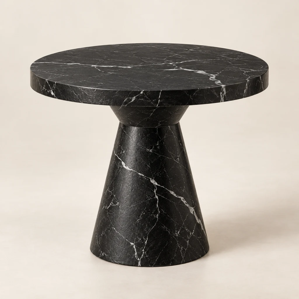 Nero Leathered Table