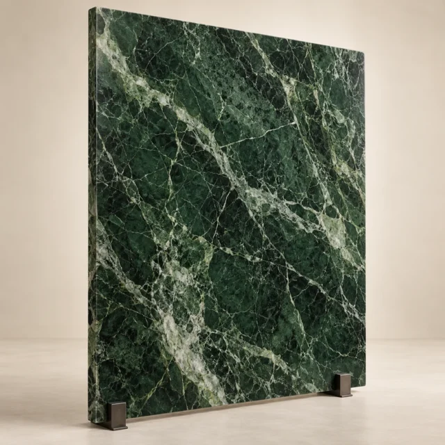 Reception Feature Slab Forest Green Marble