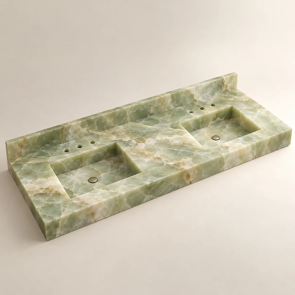 Green Onyx Vanity Top