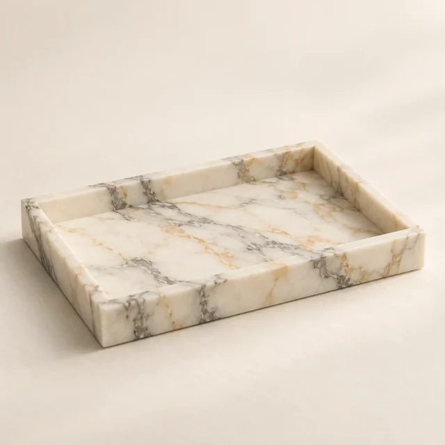 Calacatta Gold Marble Perfume Tray