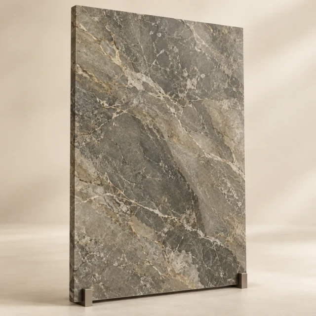 Reception Feature Slab Fior di Bosco Marble