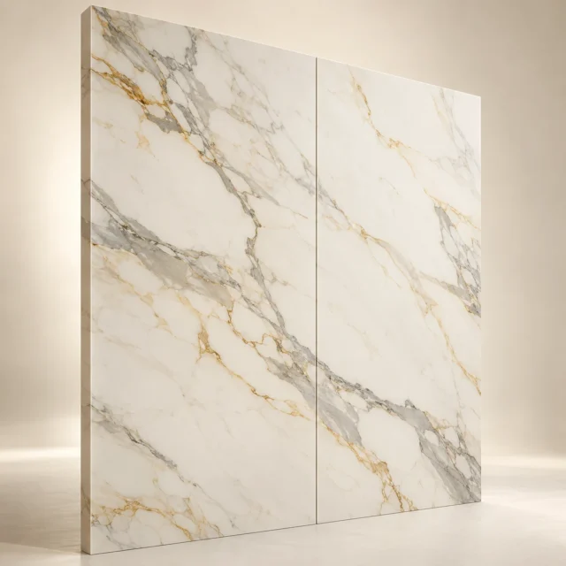 Reception Feature Panel Calacatta Gold