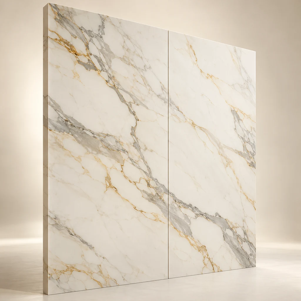 Reception Feature Panel Calacatta Gold