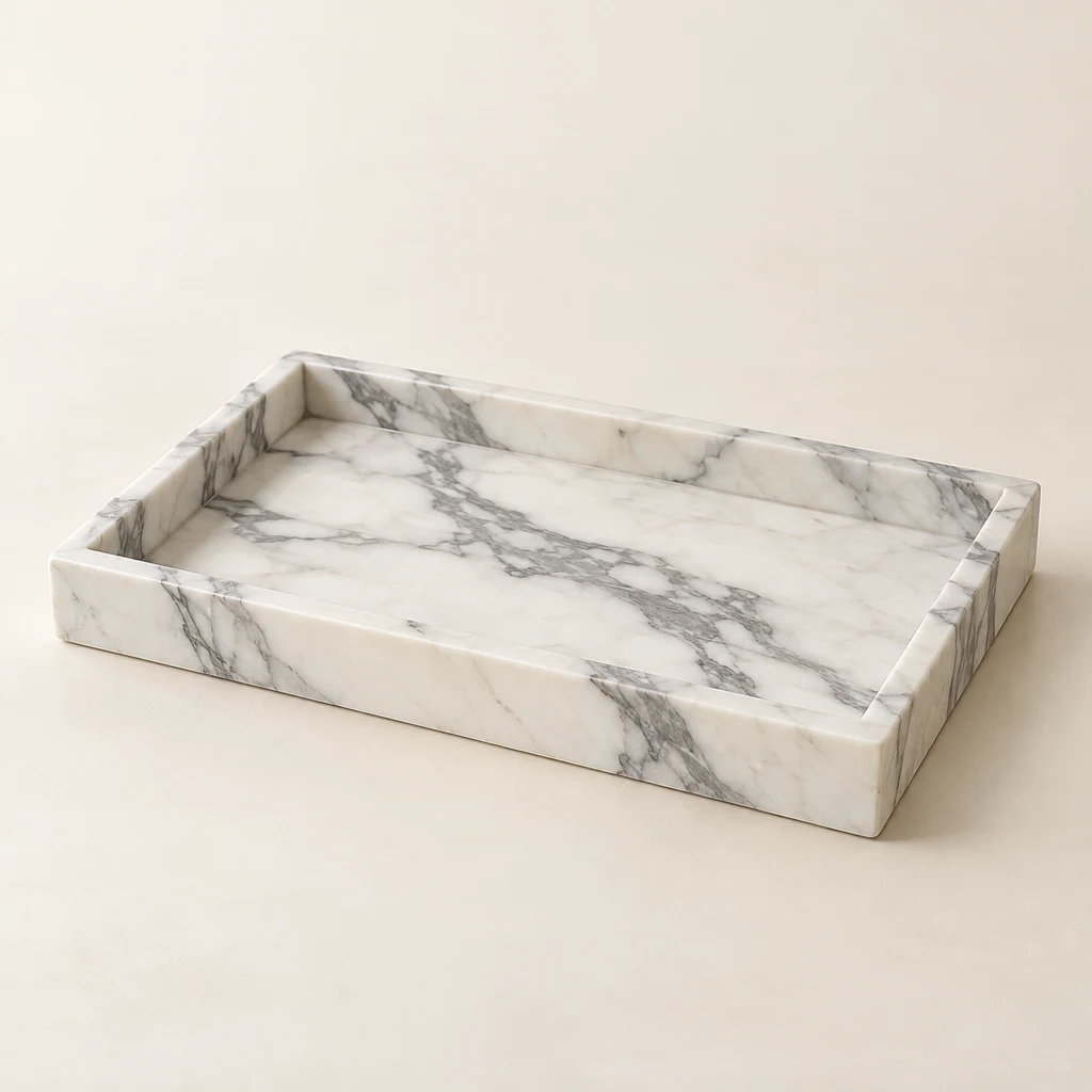 Decorative Tray Calacatta Marble
