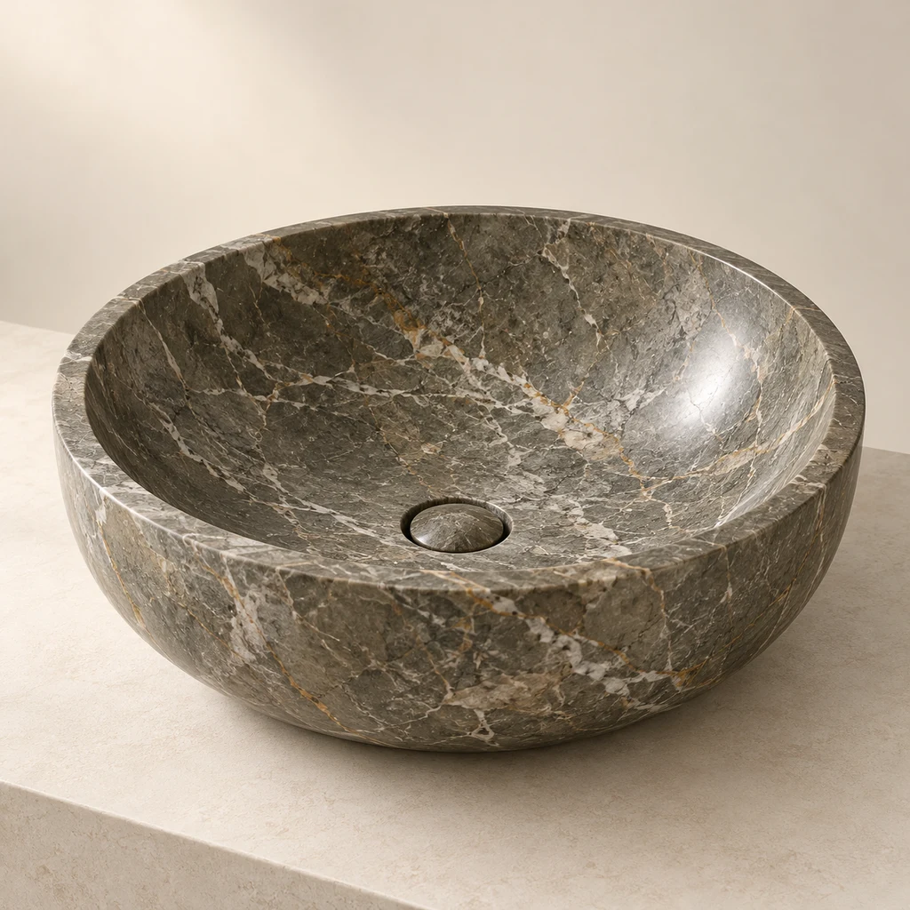 Stone Basin Fior di Bosco Marble