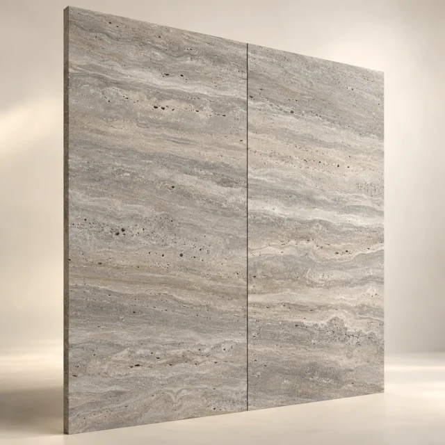 Feature Wall Panel Silver Travertine