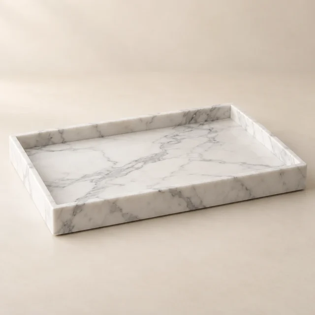 Decorative Tray Statuario Marble
