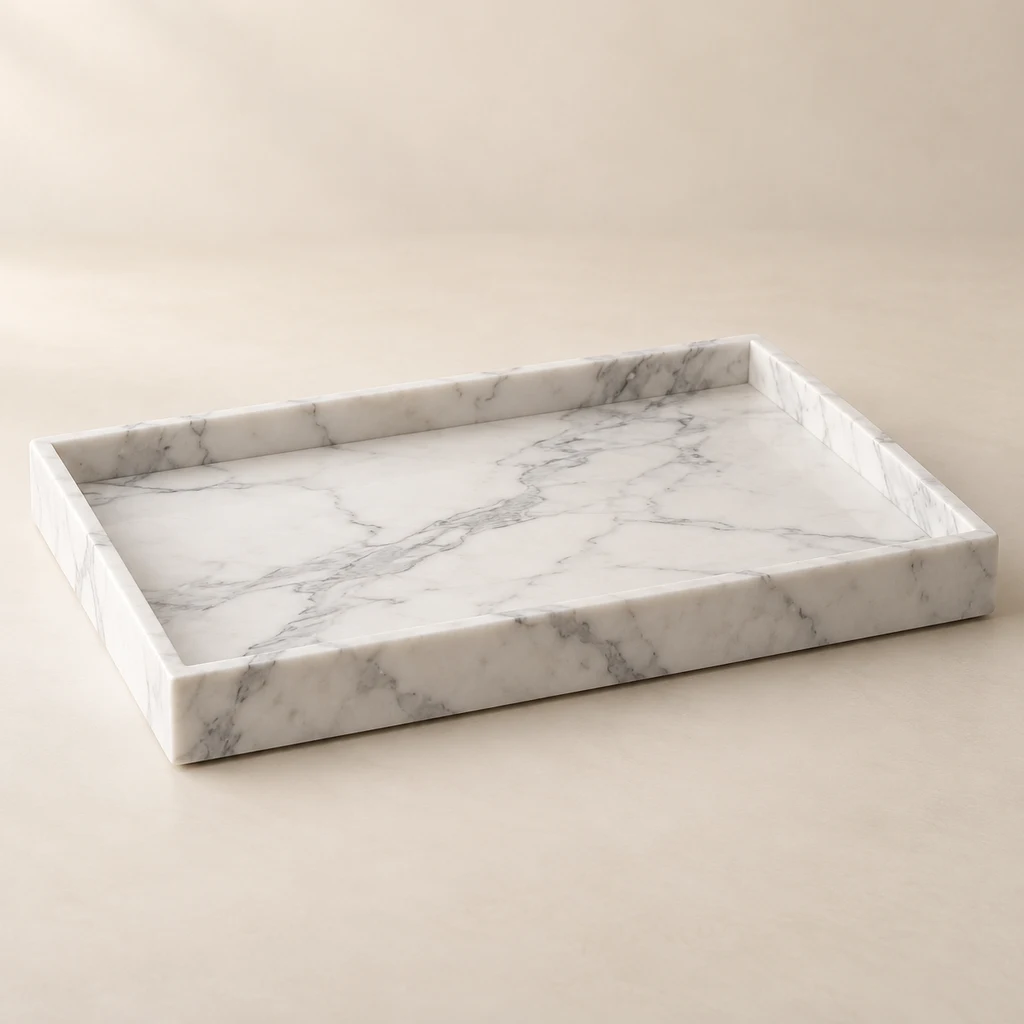 Decorative Tray Statuario Marble