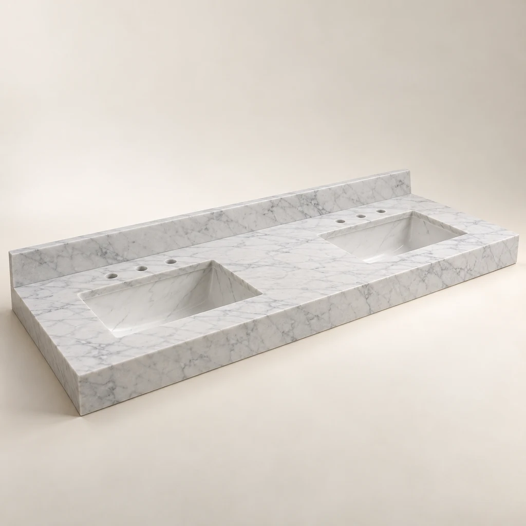 Carrara Marble Vanity Top