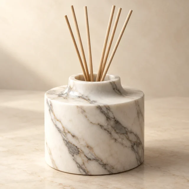 Calacatta Marble Diffuser Holder