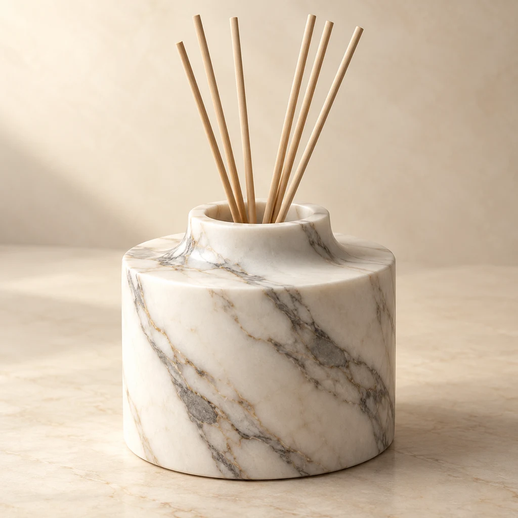 Calacatta Marble Diffuser Holder