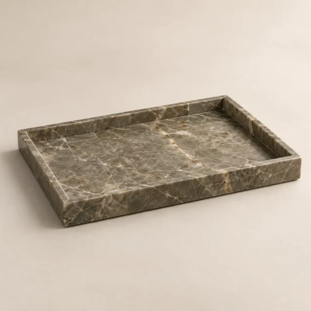 Decorative Tray Fior di Bosco Marble