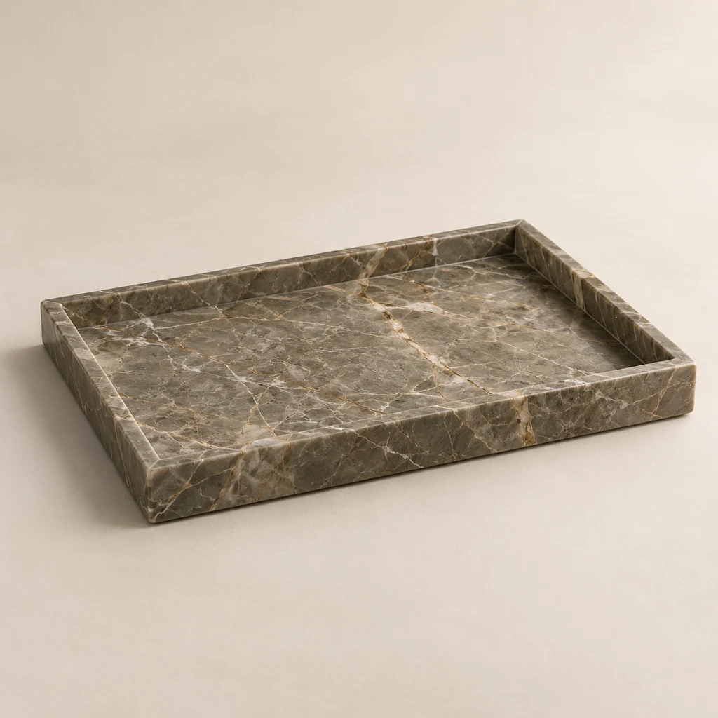 Decorative Tray Fior di Bosco Marble