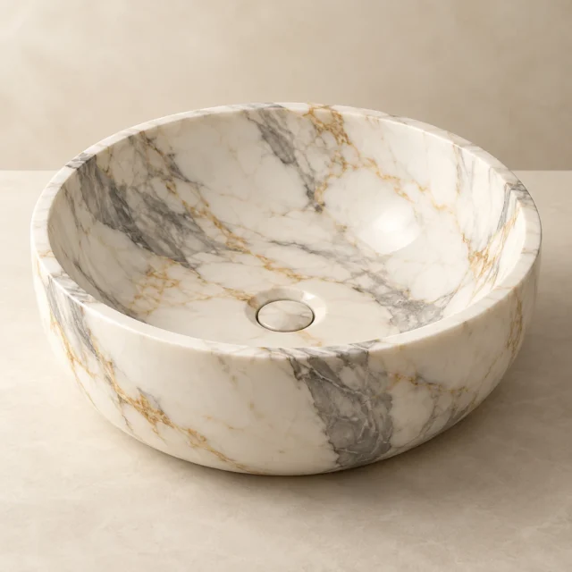 Calacatta Gold Marble Basin