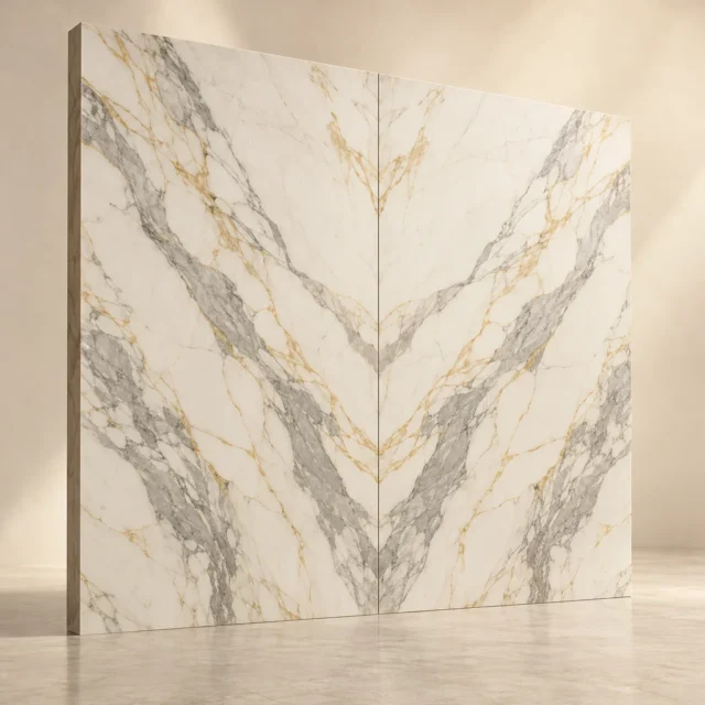 Bookmatched Wall Panel Calacatta Gold