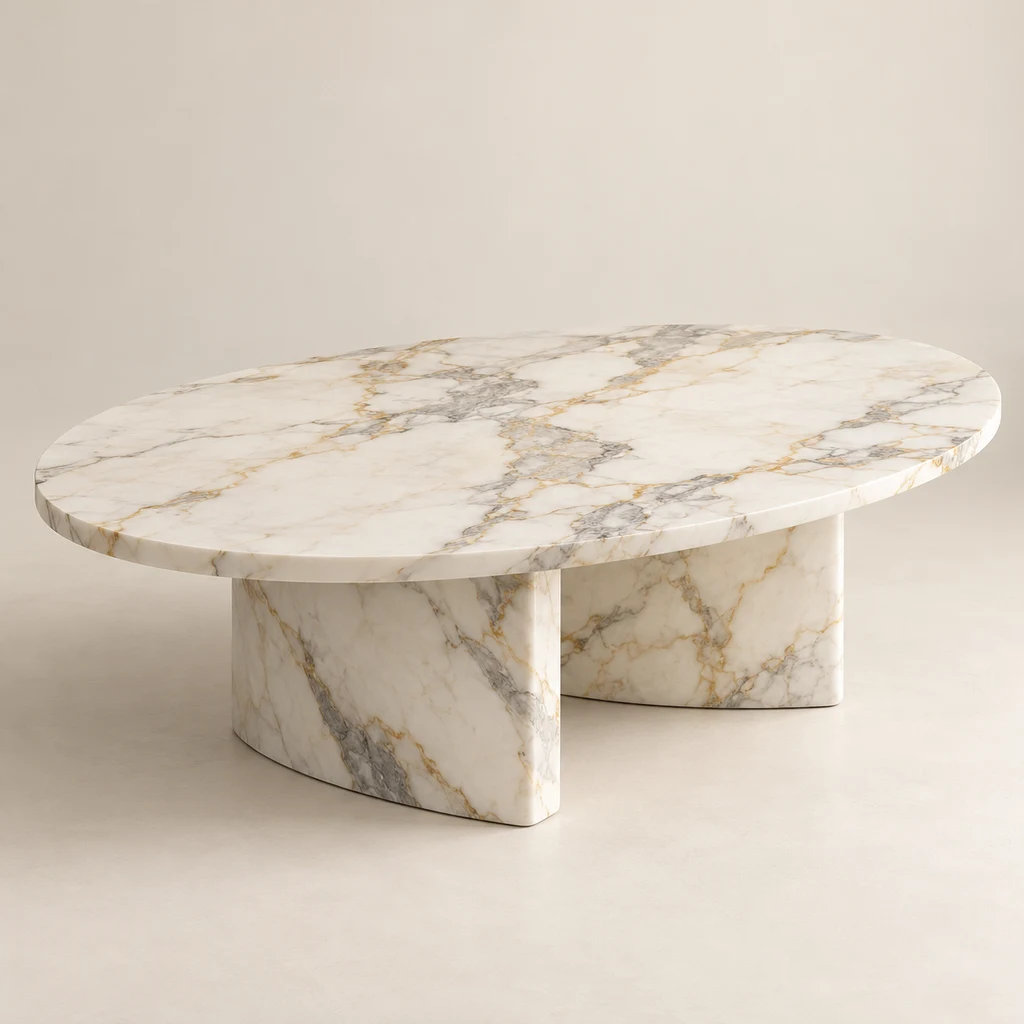 Calacatta Gold Marble Coffee Table