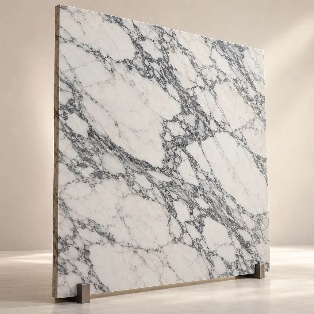 Reception Feature Slab Arabescato Marble