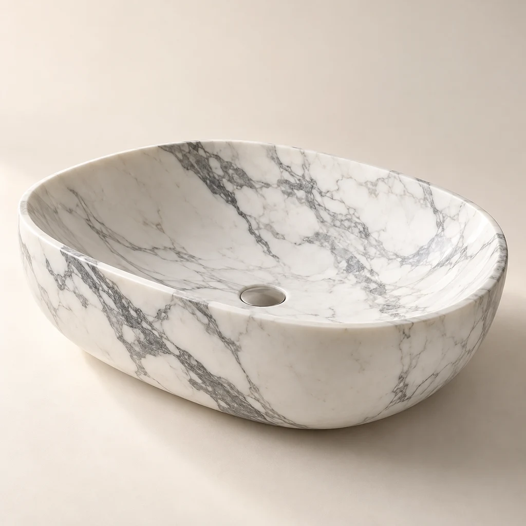 Stone Basin Calacatta Marble