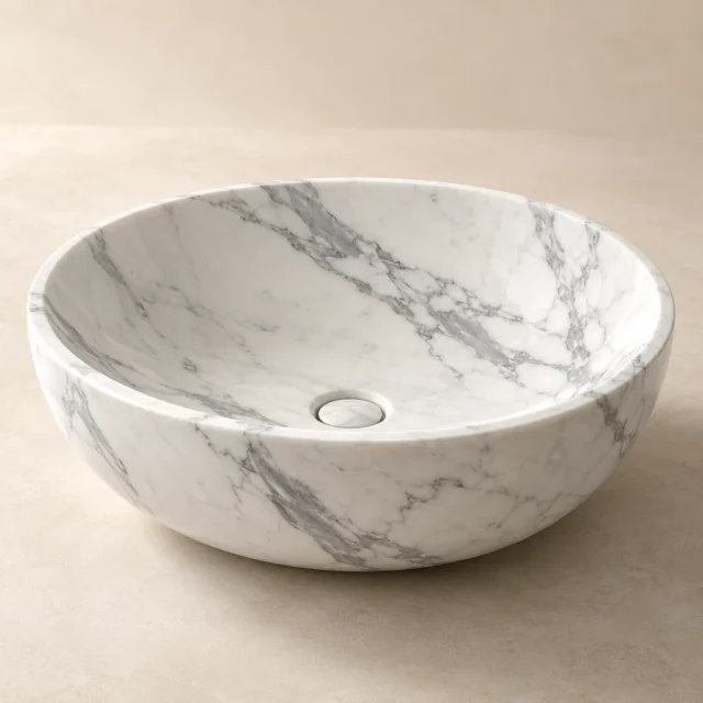 Stone Basin Statuario Marble