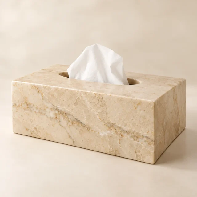 Tissue Box Omani Marble