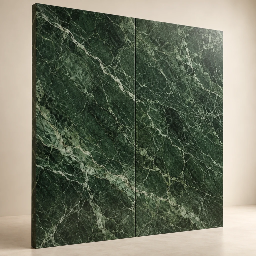 Feature Wall Panel Forest Green Marble