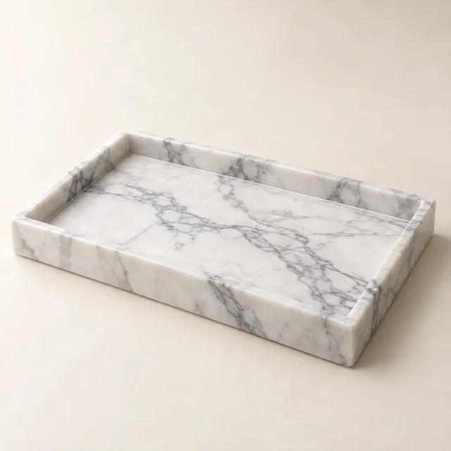 Decorative Tray Super White Dolomite