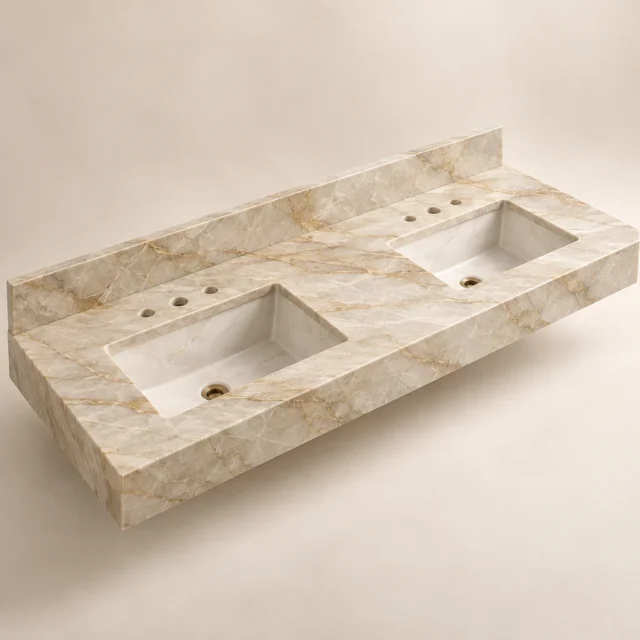 Taj Mahal Quartzite Vanity Top