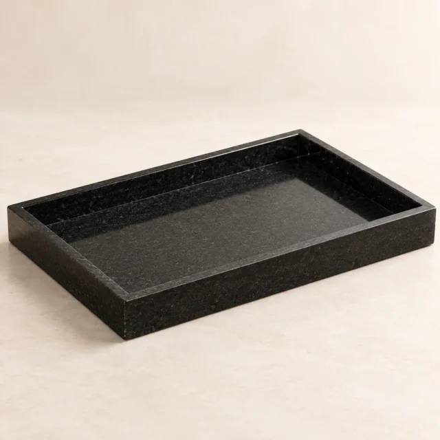 Decorative Tray Absolute Black Granite