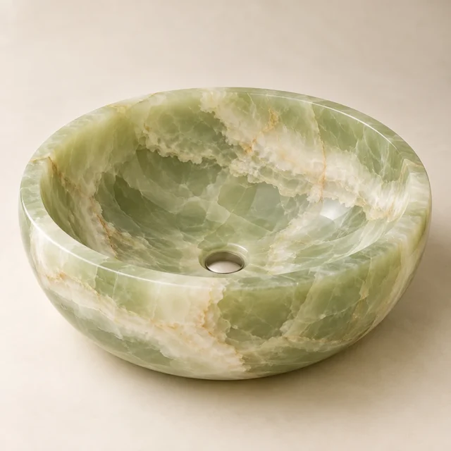 Stone Basin Green Onyx