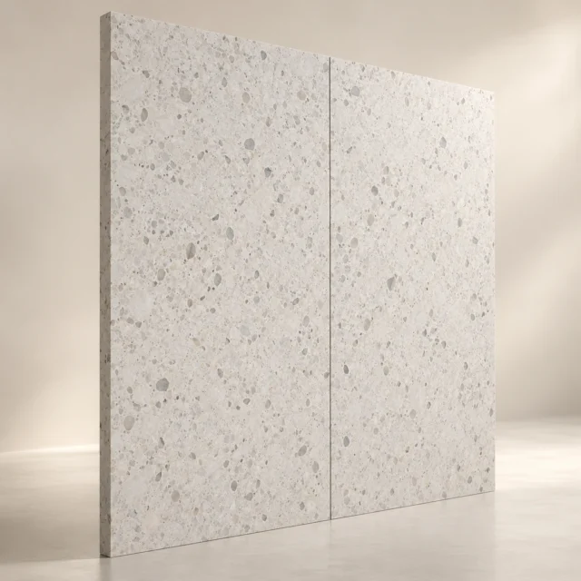 Feature Wall Panel White Terrazzo