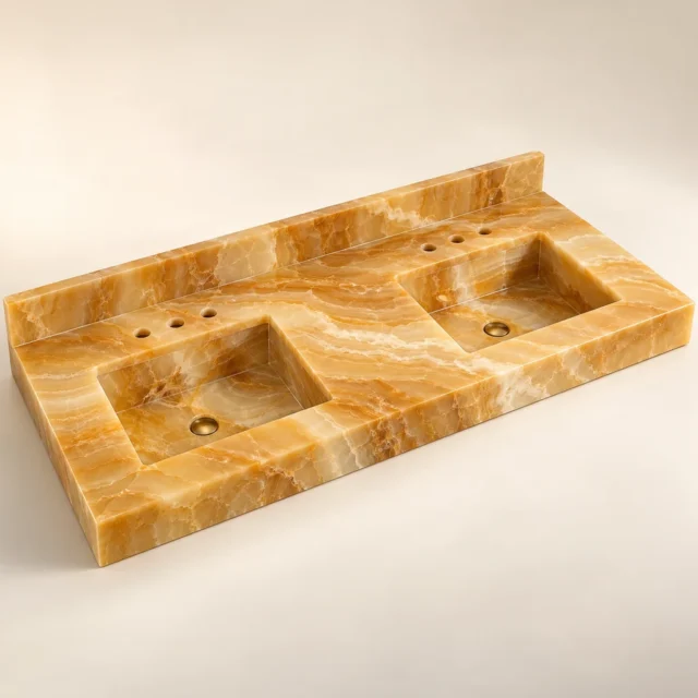 Honey Onyx Vanity Top