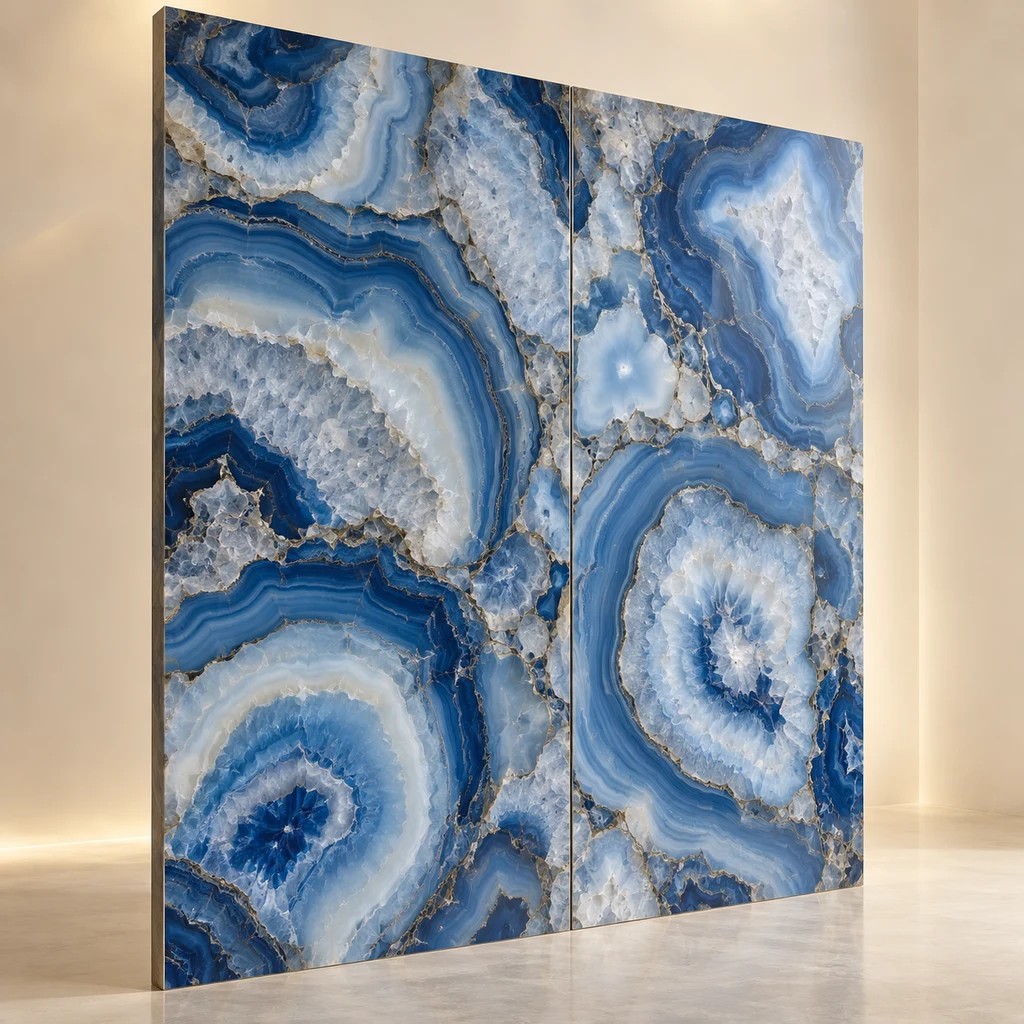 Feature Wall Panel Blue Agate