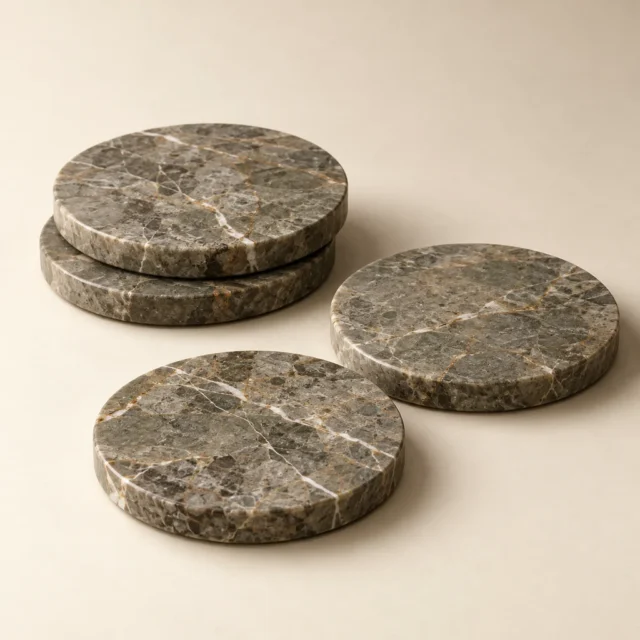 Coaster Set Fior di Bosco Marble
