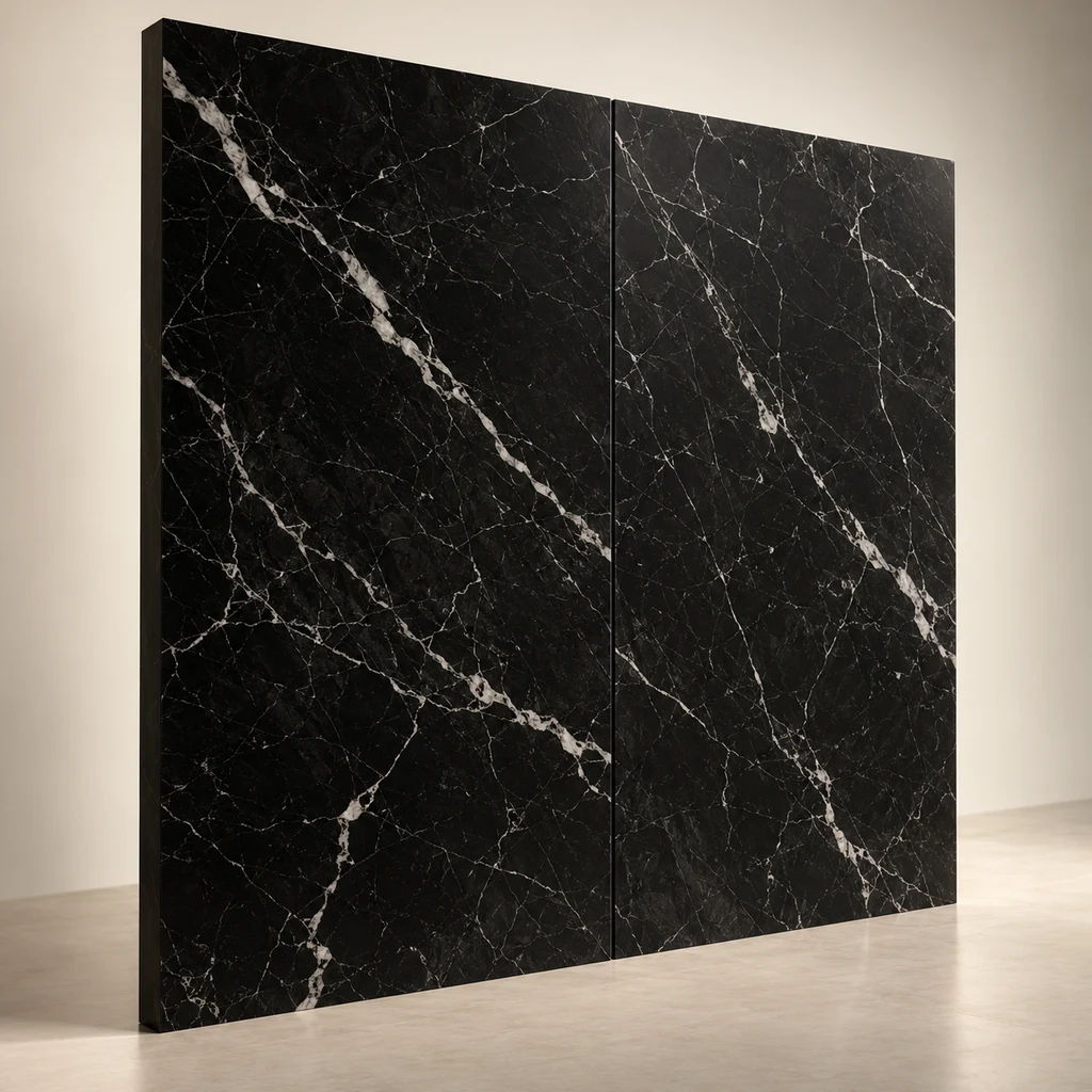 Feature Wall Panel Nero Marquina Marble