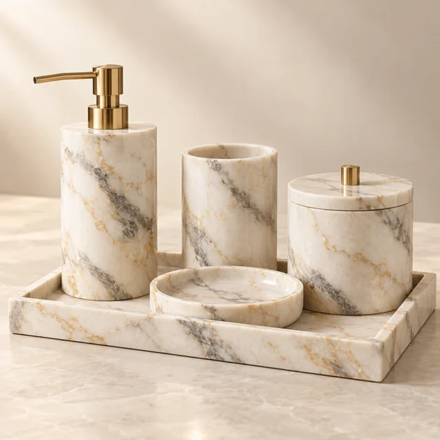 Calacatta Gold Bathroom Set