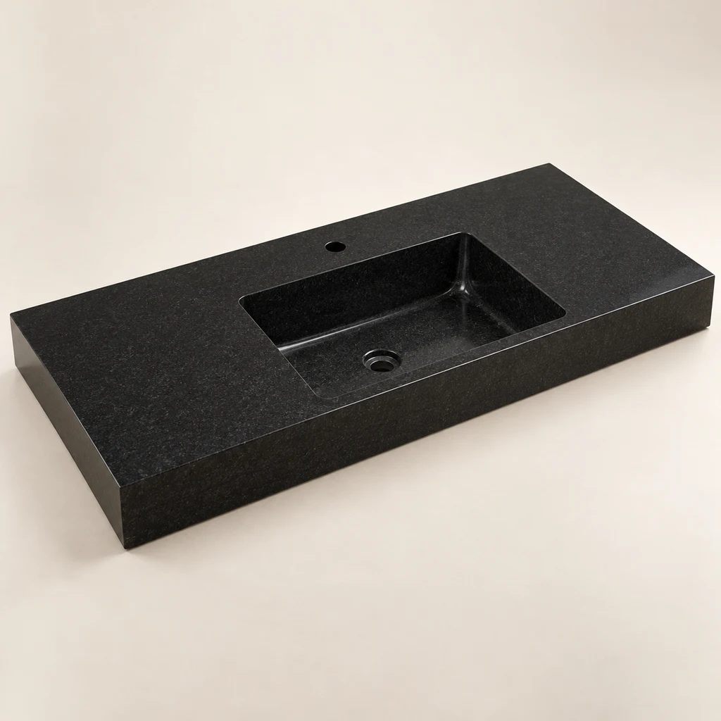 Absolute Black Granite Vanity Top
