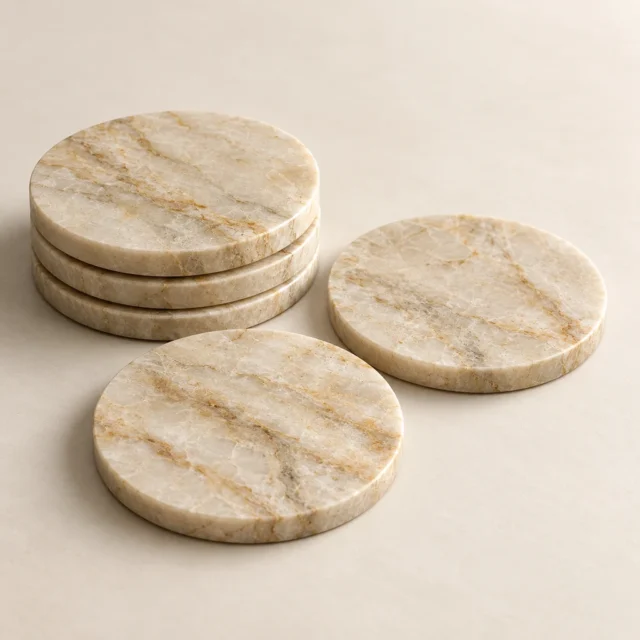 Coaster Set Taj Mahal Quartzite