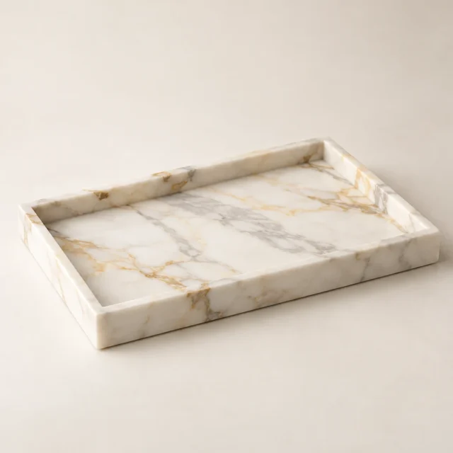 Rectangular Serving Tray Calacatta Gold