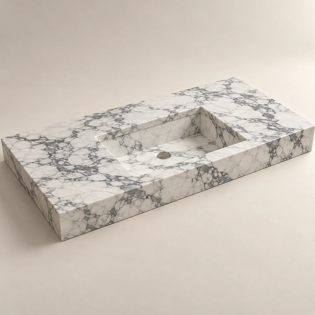 Arabescato Marble Vanity Top